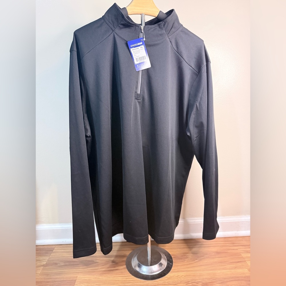 🩷Women's Black Half-Zip Varsity Jacket - Unbranded